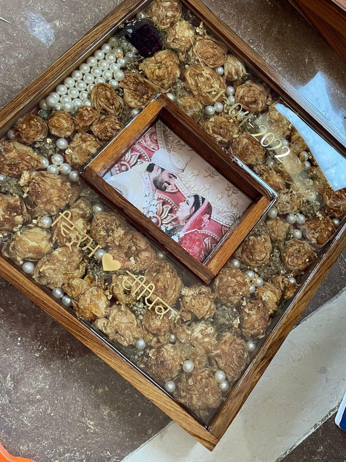 Wood Frame circular