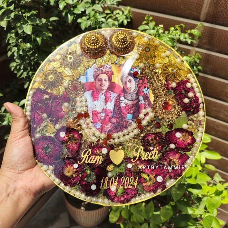 Wood Frame circular